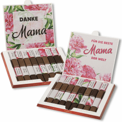 🎁 Aufkleber-Set für Merci Schokolade -Beste Mama- zum Muttertag