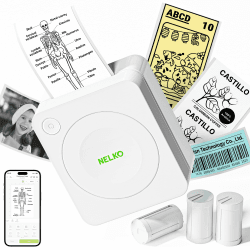 Nelko Mini Drucker PM230 - Aufkleber Drucker Fotodrucker 📸