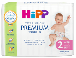 🌟 HiPP Babysanft Windeln Mini 2 Carry, 3er Pack (3 x 1 x 31 Stück) - Spezialangebot! 🌟