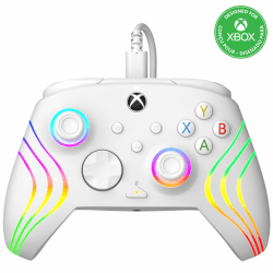 🎮 PDP AFTERGLOW XBX WAVE WIRED Controller weiß für Xbox Series X|S, Xbox One - Deal des Tages!