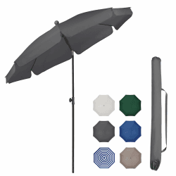 🌞🌂 Sekey Sonnenschirm Balkon 200cm mit Schutzhülle - UV-Schutz bis UPF 50+ 🌞🌂