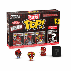 🎉 Tolles Angebot! Funko Bitty Pop! Dinopool, Bitty Pop! Deadpool (Barista), Bitty Pop! Deadpool (Roman Senator) und Überraschungs-Mini-Figur