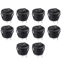 Kundorf 10pcs Kippschalter 12V Rund 🚗 Einrastbare Schalter 🛠️