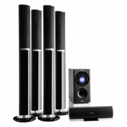 🔊 Auna Areal Surround Heimkino 5.1-Soundsystem 🎬 145W RMS, Bluetooth, Schwarz