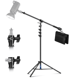 NEEWER Luftgepolstertes Aluminium Lichtstativ, 3m verstellbares Fotostativ 📸