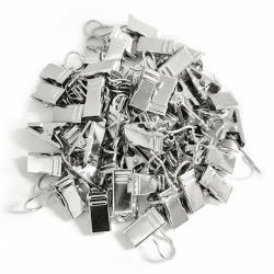 🛋️🌟 50 Stück Vorhangclips mit Haken - Metallclips für Vorhänge und mehr! 🌟🛋️