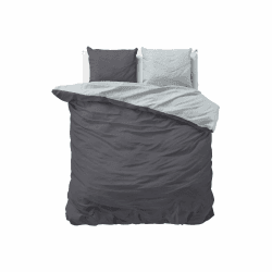 Angebote: 100% Baumwolle Bettwäsche Set in Grau/Anthrazit 🛏️