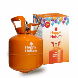 Happy Helium® Ballongas - Helium für 20 Luftballons 🎈🎁🎉
