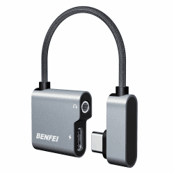 BENFEI 2in1 USB C auf Audio Klinke Adapter und PD 60W Schnellladung 🎵🔋