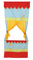 🤹‍♂️🎭🎉 Roba Tür Kasperletheater - Platzsparendes Kinder Puppentheater