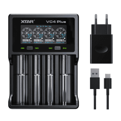 XTAR VC4 Plus Schnellladegerät 4 Slot 🚀🔋