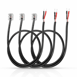 🚗 XMSJSIY Radar Detektor Stromkabel RJ11 Rückspiegel Stecker Kabel - 50CM/19INCH 3PCS 🚗