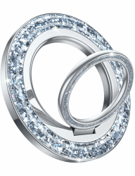 Lamicall Handy Ring Halterung für MagSafe - Glitzer Fingerhalter mit feinen Zahnrädern