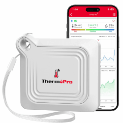 ThermoPro Hygrometer Thermometer Bluetooth 80M Luftfeuchtigkeitsmessgerät Raumthermometer Innen 🌡️📱