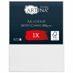 Keilrahmen Leinwand zum Bemalen 80x100 cm 🎨 Artina FSC® Leinwand Set