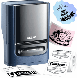 Nelko PM220 Etikettiermaschine mit Band und Bluethooth-Etikettendrucker 🏷️🔵