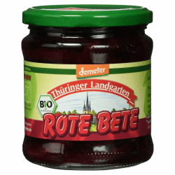 🌿 Thüringer Landgarten Demeter Bio Rote Bete, 330g 🌿