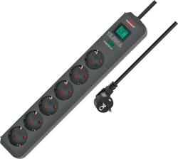 🔌 Brennenstuhl Steckdosenleiste 6-Fach mit Überspannungsschutz und 1,5m Kabel anthrazit ✨
