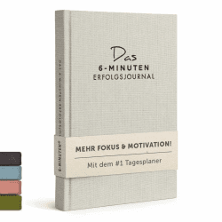 Das 6 Minuten Tagebuch Erfolgsjournal - Tagesplaner 2025 📓💼