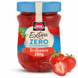 🍓 Schwartau Extra Zero Erdbeere - Fruchtaufstrich ohne Zuckerzusatz