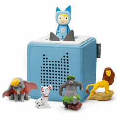 Toniebox Extrapack – Toniebox Starterset Blau mit Kreativtonie + 4 x Disney Tierische Helden Hörfiguren 🎶