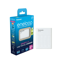 🔋🔌 eneloop SmartPlus USB-Ladegerät mit 4 Akkus - Schnell & Sicher Laden! 📱