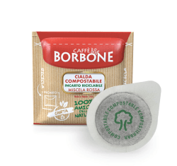 Caffè Borbone Kompostierbare Kaffeepads | Rote Kaffeemischung - 150 Pads