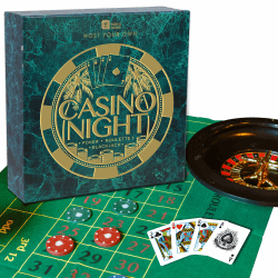 🎲 Talking Tables Casino Night Game Kit - Glücksspielset für Erwachsene 🎰