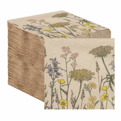 🌸🌿 Tisch Kind 100 Großpackung weiche Servietten aus Recyclingpapier | Umweltfreundlich und ungebleicht 🌿🌸
