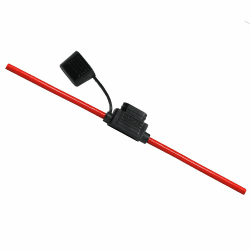 🔒🚗 Offgridtec 6mm² Standard-Flachsicherungshalter für KFZ Flachsicherungen 🚗🔒