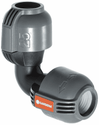 🌿🚿 Gardena Sprinklersystem L-Stück: Rohrverbinder für Richtungsänderung des Verlegerohrs