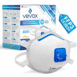 😷 FFP3 Maske mit Ventil – 5er, 10er oder 20er Set! 🌬️