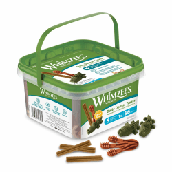 🐶 WHIMZEES By Wellness Gemischte Vielfaltsbox, Kaustangen für kleine Hunde zur Zahnpflege, Größe S, 56 Stück 🦷