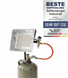 ROTHENBERGER Industrie Gasheizstrahler inkl. Piezo | Gasheizstrahler Angebot 🌞