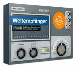 📻🔧 FRANZIS 67062 - Weltempfänger Bausatz: Radio für UKW, Kurz- und Mittelwelle zum Selberbauen
