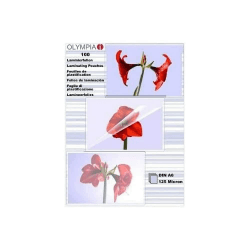 Sonderangebot: OLYMPIA Laminierfolie 100 X DIN A6 125 Mikron 🔥🔖