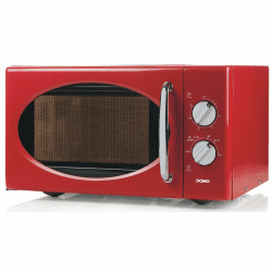 🔥 Super Angebot! DOMO DO2925 Solo-Mikrowelle - 25 L - 900 W rot