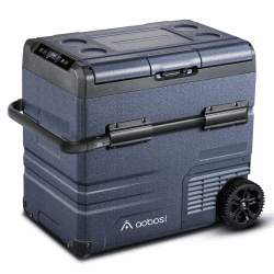 🌟 AAOBOSI Kompressor Kühlbox 55L mit APP & LED-Touch - Bis -20°C - Dual Zone Kontrolle 🚗⛵🏕️