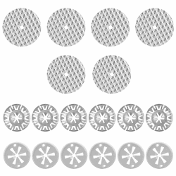 🔥 6 Sätze Hitzeschutzplatte Hitzeschild Reparatursätze für Fahrzeug | φ30mm Verzinkte Stahl Sicherungsscheiben | φ52mm Edelstahl Hitzeschild Scheiben | Kompatibel mit VW | OE Nummer N90335004