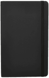 📓 Amazon Basics Klassisches Notizbuch, A5, kariert, Schwarz 📝