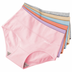 🌟 Angebot: Damen Unterhosen, 6er Pack Hohe Taille Slips aus Baumwolle
