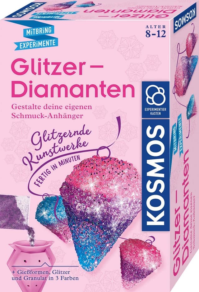 🌟 KOSMOS 657758 Glitzer-Diamanten, Funkelnde Schmuck-Anhänger 🌈