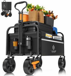 🌟 KESSER® Bollerwagen faltbar Handwagen Transportkarre max. 150kg Tragkraft 🌟