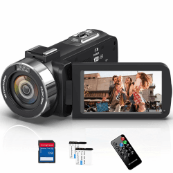 Videokamera 4K 48MP Camcorder mit IR Nachtsicht 📹🌌