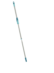 🌪️🧹 Leifheit 89114 Drillstiel CLEAN Twist Evo, Silber-türkis