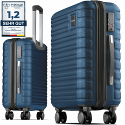 Premium Handgepäck Koffer 55x40x20cm - TRAVELY