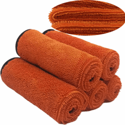 UPYOLUSCC 5 Stück Bath Trockentuch 🛁🧽 Schnell Trocknend und Saugstark (Orange)