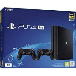🎮 Angebot: Sony Playstation 4 PS4 Pro 1 TB-Konsole + 2 DualShock-Controller 🎮