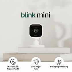 Blink Mini – Kompakte Plug-in-Überwachungskamera für innen 🎥🏠