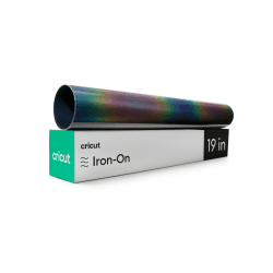 🌈 Cricut Reflektierendes Iron-On | Regenbogen | 30,5cm x 48cm | Wärmeübertragungs-Vinylrolle (HTV)